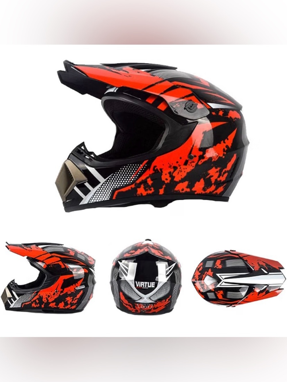 Youth Bike Helmet and Accessories Size M